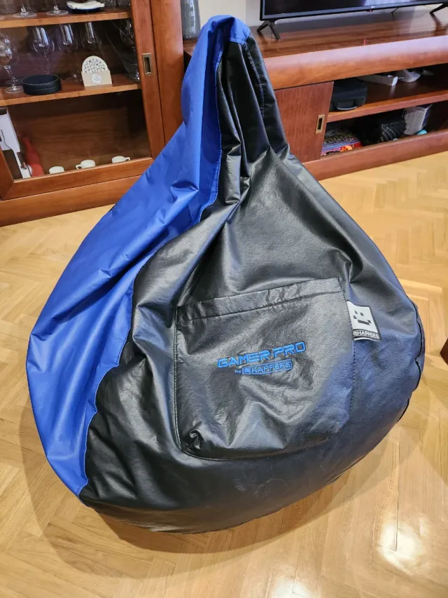 Puff Gamerpro Negro y Azul