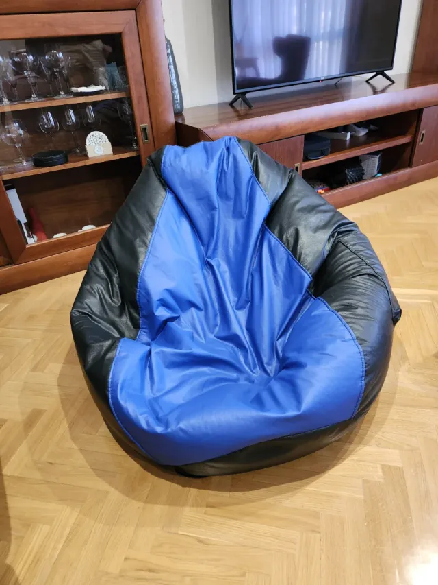 Puff Gamerpro Negro y Azul