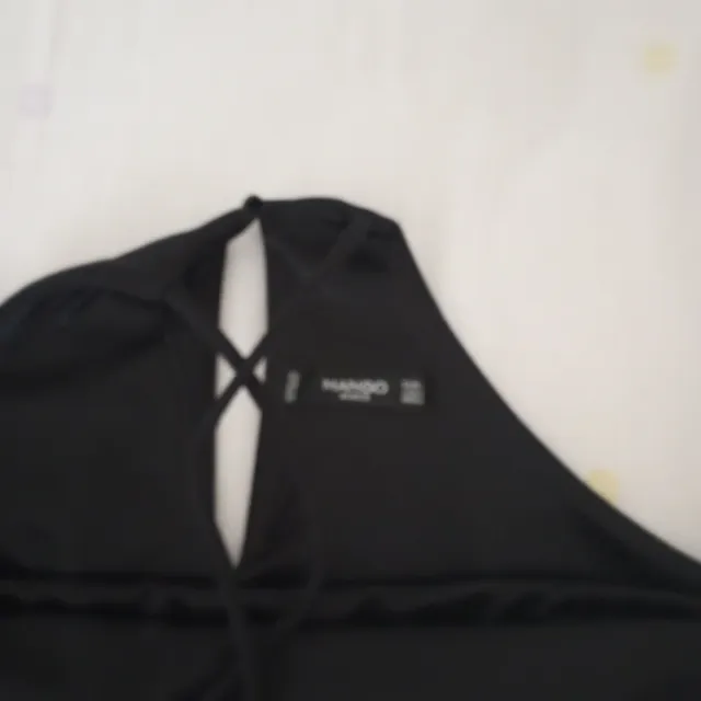 Vestido Negro Mango Talla L