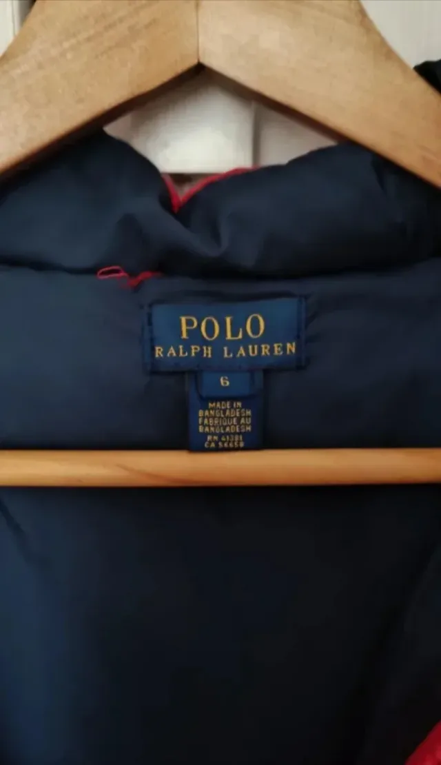 Plumón Polo Ralph Lauren Talla 6