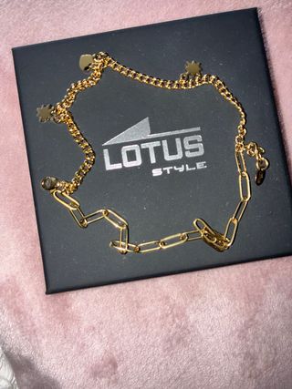 Pulsera Lotus Style Dorada Mujer