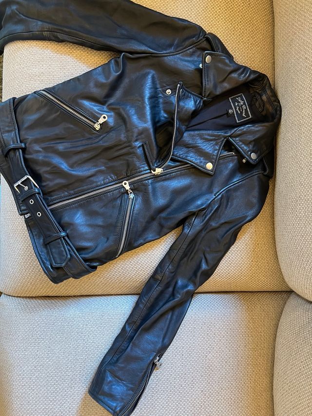 Lucky Brand Chaqueta Biker Piel Cordero