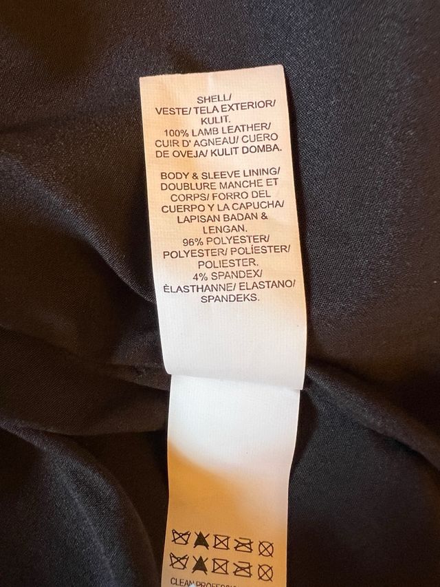 Lucky Brand Chaqueta Biker Piel Cordero