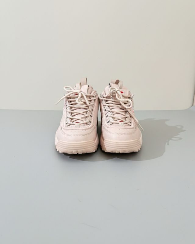 Zapatillas originales FILA, rosa claro, talla 38