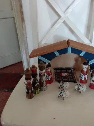 Presepe Danimarca in legno