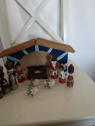 Presepe Danimarca in legno