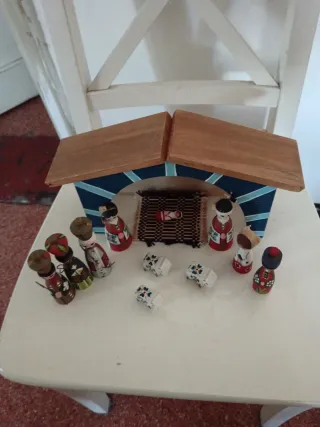 Presepe Danimarca in legno