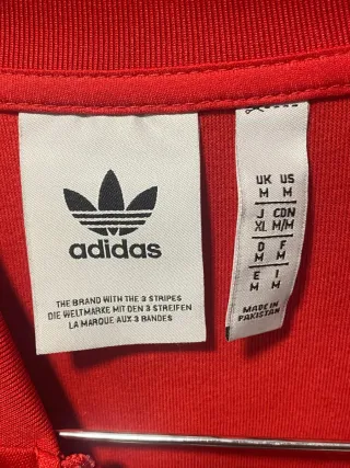 Chaqueta Adidas Roja Talla M