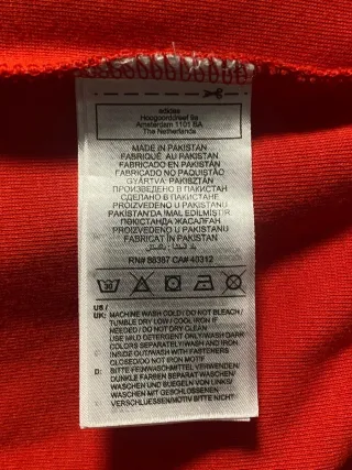 Chaqueta Adidas Roja Talla M