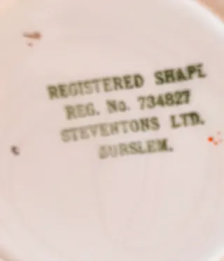 Set 3 Tazze da Tè Epoca Burslem