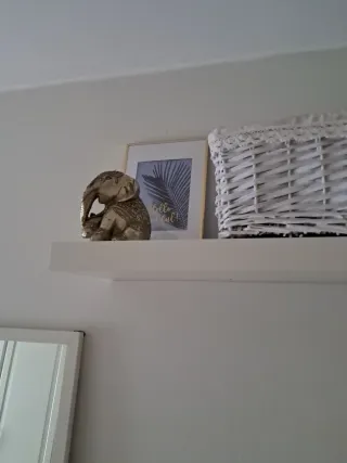 Quadro Let's Runaway Foglie Dorato