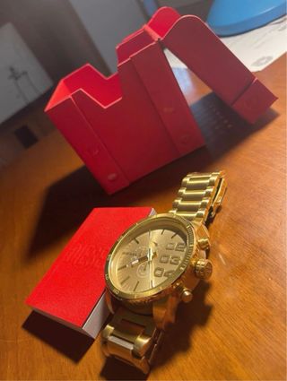 Orologio Diesel Uomo Oro double down DZ4268