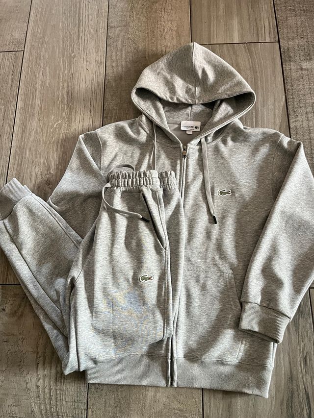Chándal Lacoste Gris Talla S