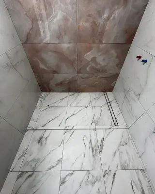 Baño completo en obra