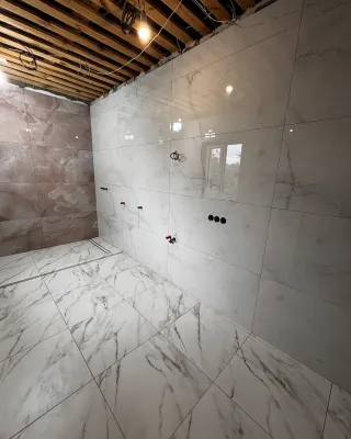 Baño completo en obra