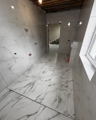 Baño completo en obra