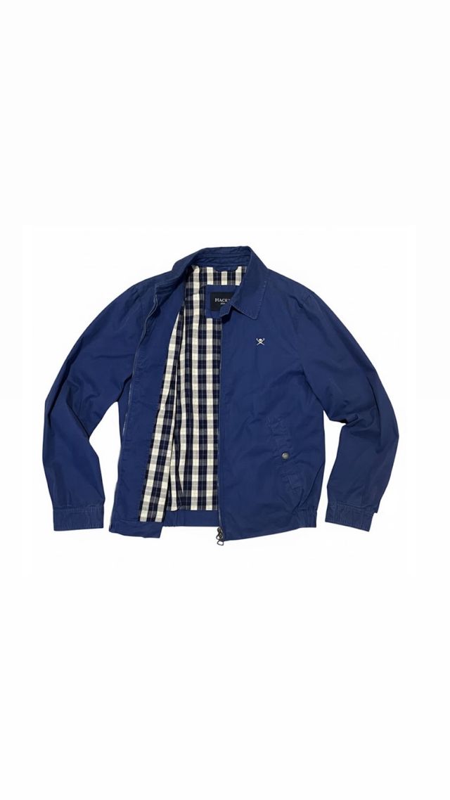 Chaqueta Harrington Hackett Azul Talla M