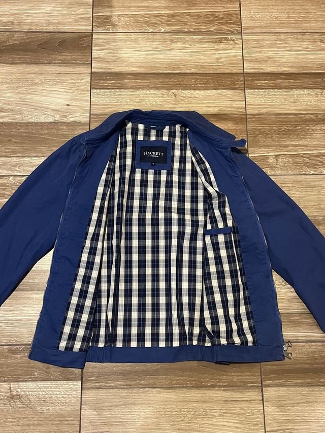 Chaqueta Harrington Hackett Azul Talla M
