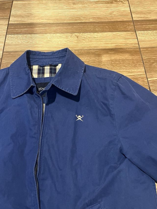 Chaqueta Harrington Hackett Azul Talla M
