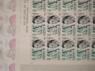 80 Sellos España 5 Pesetas V Centenario