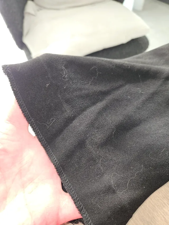 Blusa nera con pizzo taglia XXL