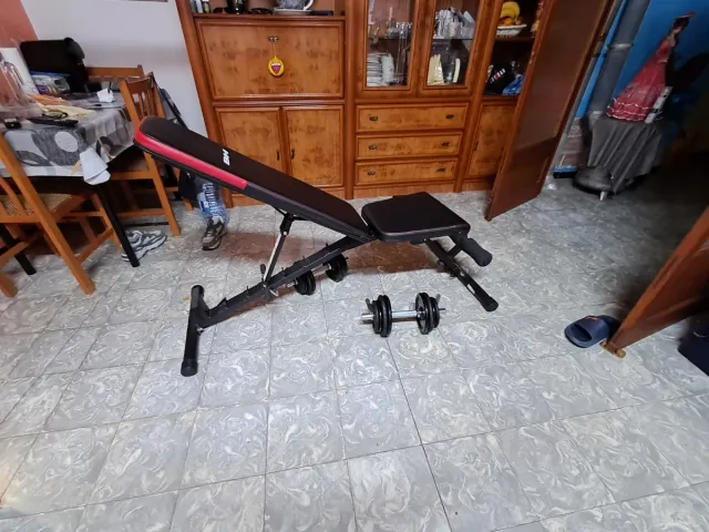 Banco de pesas ajustable