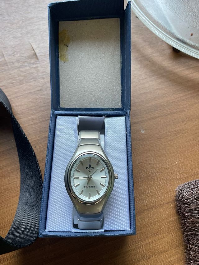 Reloj Silverlis Plata y Blanco