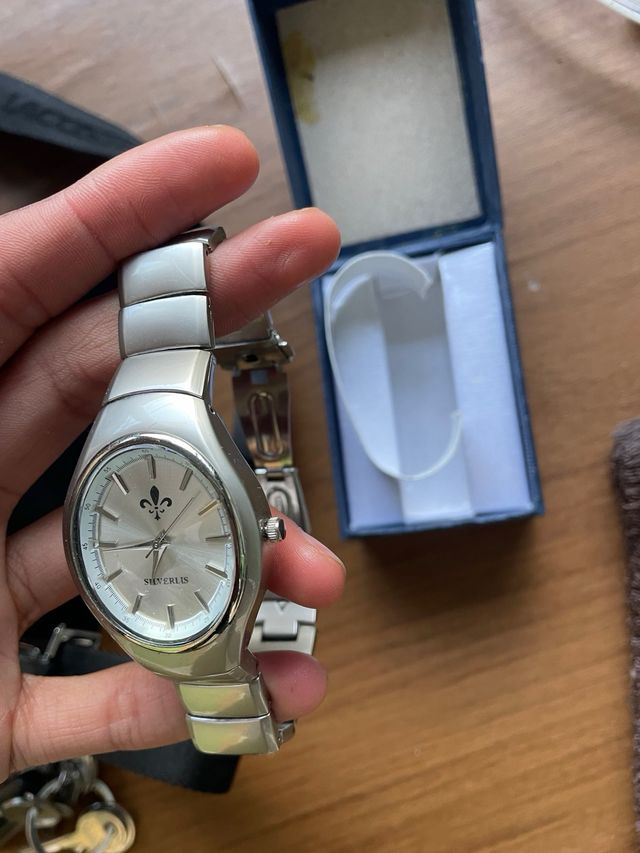 Reloj Silverlis Plata y Blanco