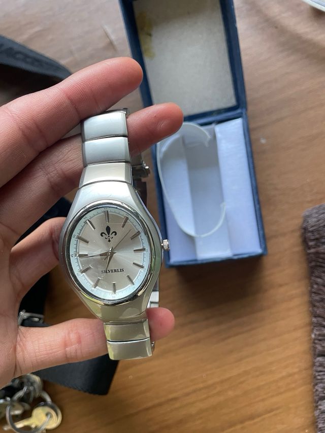 Reloj Silverlis Plata y Blanco