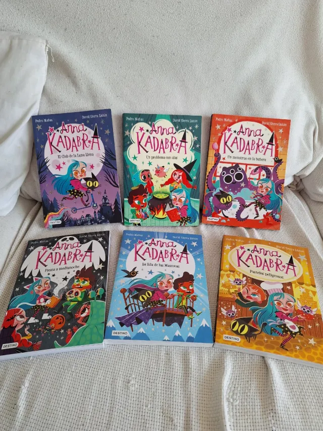 Pack 6 primeros libros Anna Kadabra