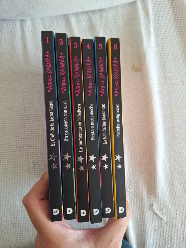 Pack 6 primeros libros Anna Kadabra