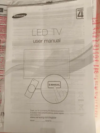 Televisión Samsung 32 Negra