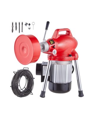 Desbloqueador de Tuberías VEVOR XX250W 5/8IN 66FT