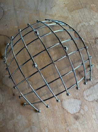 Cesto portafrutta in acciaio Vintage