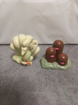 Ninetales e dugtrio tomy nintendo