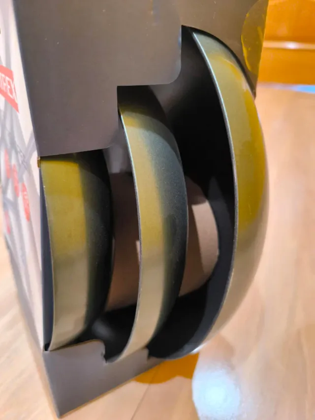 LIQUIDO! Set 3 Sartenes Vitrex Green Aluminio