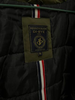 Chaquetón Di-Bye verde militar con capucha