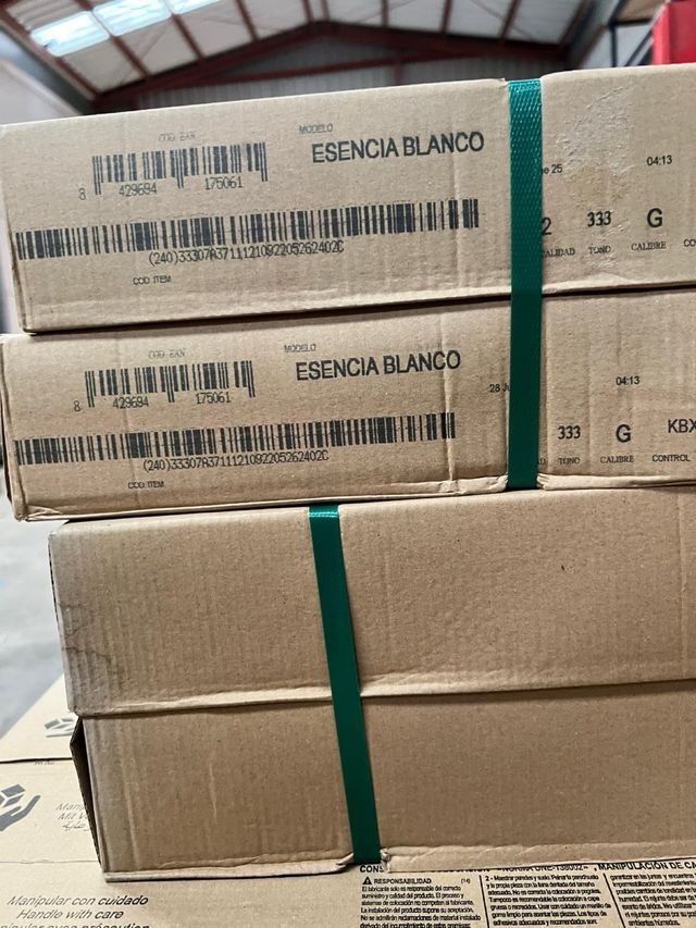 Lote de azulejo rectificado Esencia Blanco 30x60