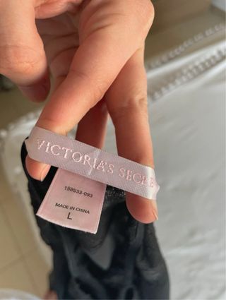 Vestido lencero Victoria's Secret negro