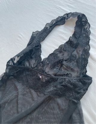 Vestido lencero Victoria's Secret negro