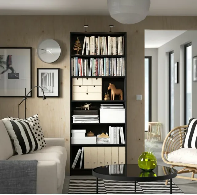 Estantería Billy Ikea Negra