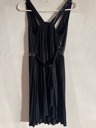 camiseta fiesta lentejuelas y tirantes