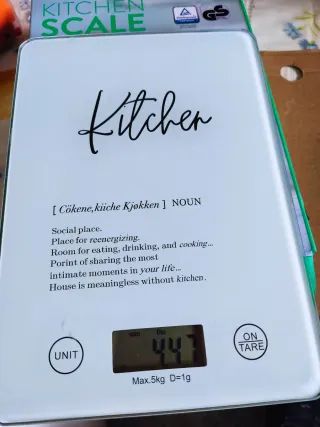 Báscula de cocina digital KITCHEN SCALE