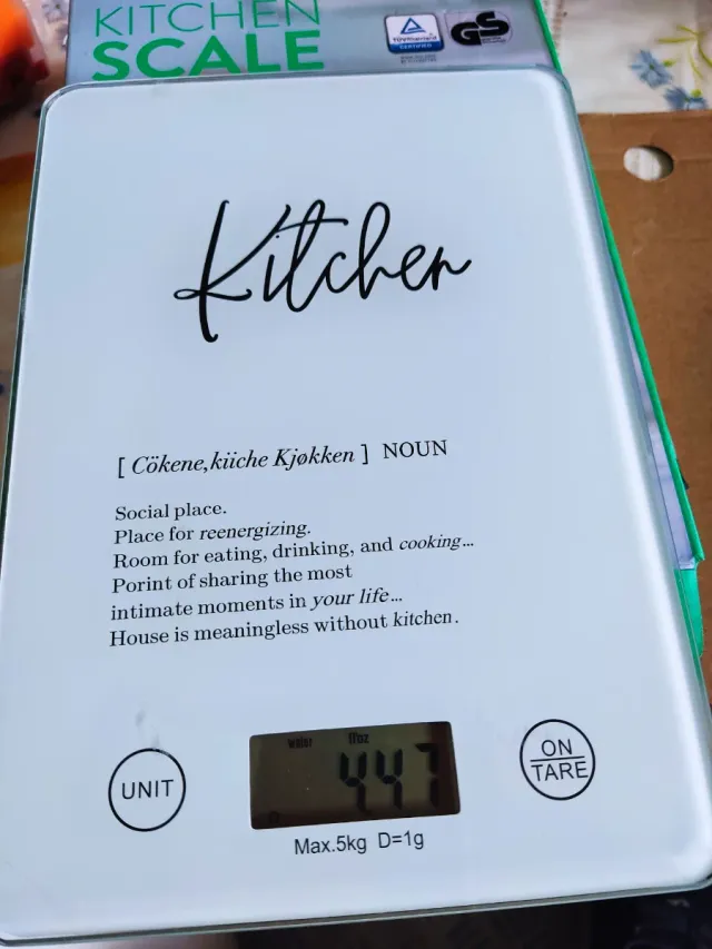 Báscula de cocina digital KITCHEN SCALE