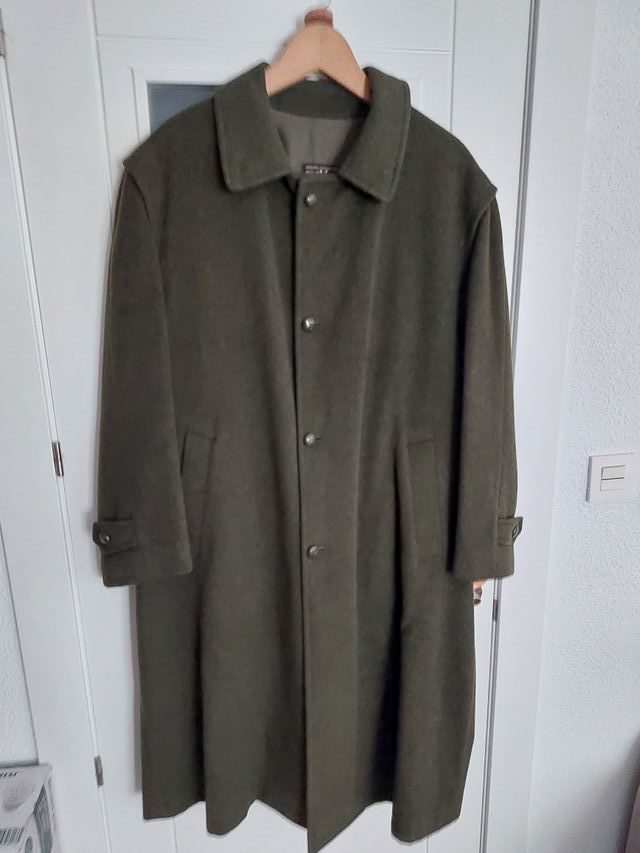 Abrigo Loden Caballero Verde Oliva