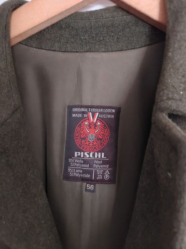 Abrigo Loden Caballero Verde Oliva