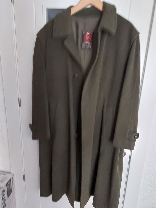 Abrigo Loden Caballero Verde Oliva