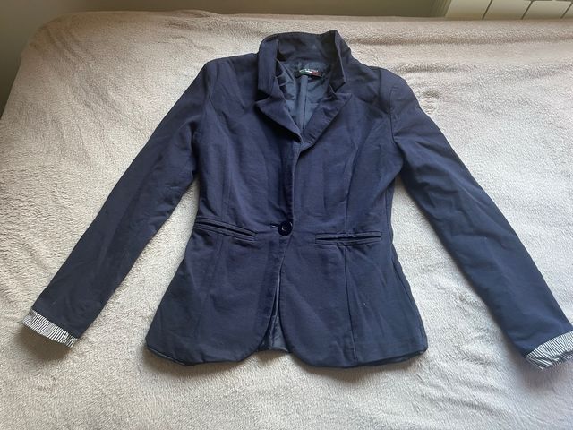 Blazer azul ajustado