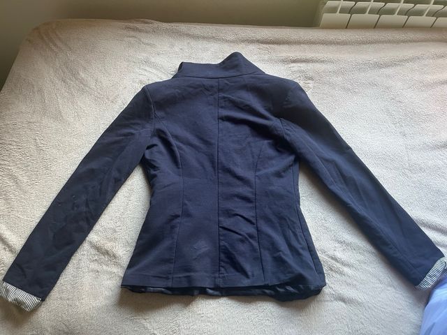 Blazer azul ajustado