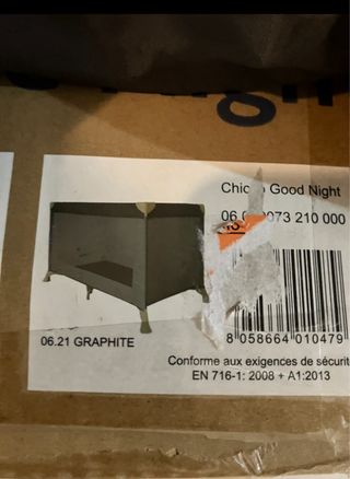 CUNA VIAJE Plegable Chicco Good Nights